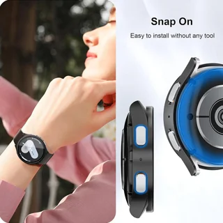 کاور لیتوو مدل Protector مناسب برای ساعت هوشمند سامسونگ Galaxy Watch 7 44mm به همراه محافظ ص-13.webp